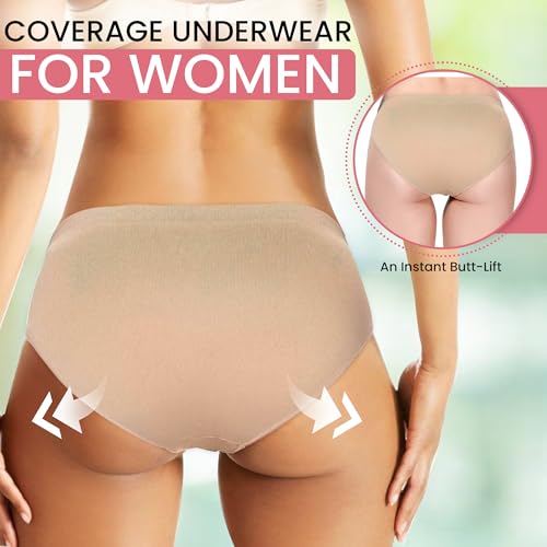 Zenmarkt Dance Briefs for Girls and Women - Mid-Waist Ballet Underwear - Seamless Performance Briefs for Youth and Adults4