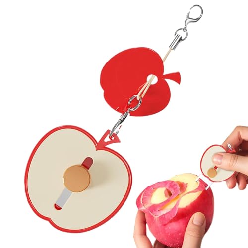 Hogvinnatil Pelapatate verdure in acciaio inox, per frutta e verdura, con portachiavi per patate kiwi