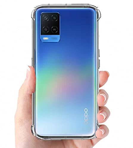 Image of Soft Flexible Silicone Back Cover Compatible with Oppo A54