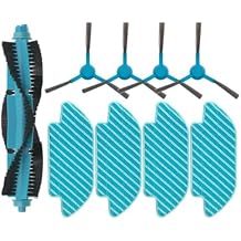 McbeAn Compatible for Shellbot SL60 Robot Vacuum Cleaner Replacement Spare Parts Accessories Main Side Brush Hepa Filter Mop Pad