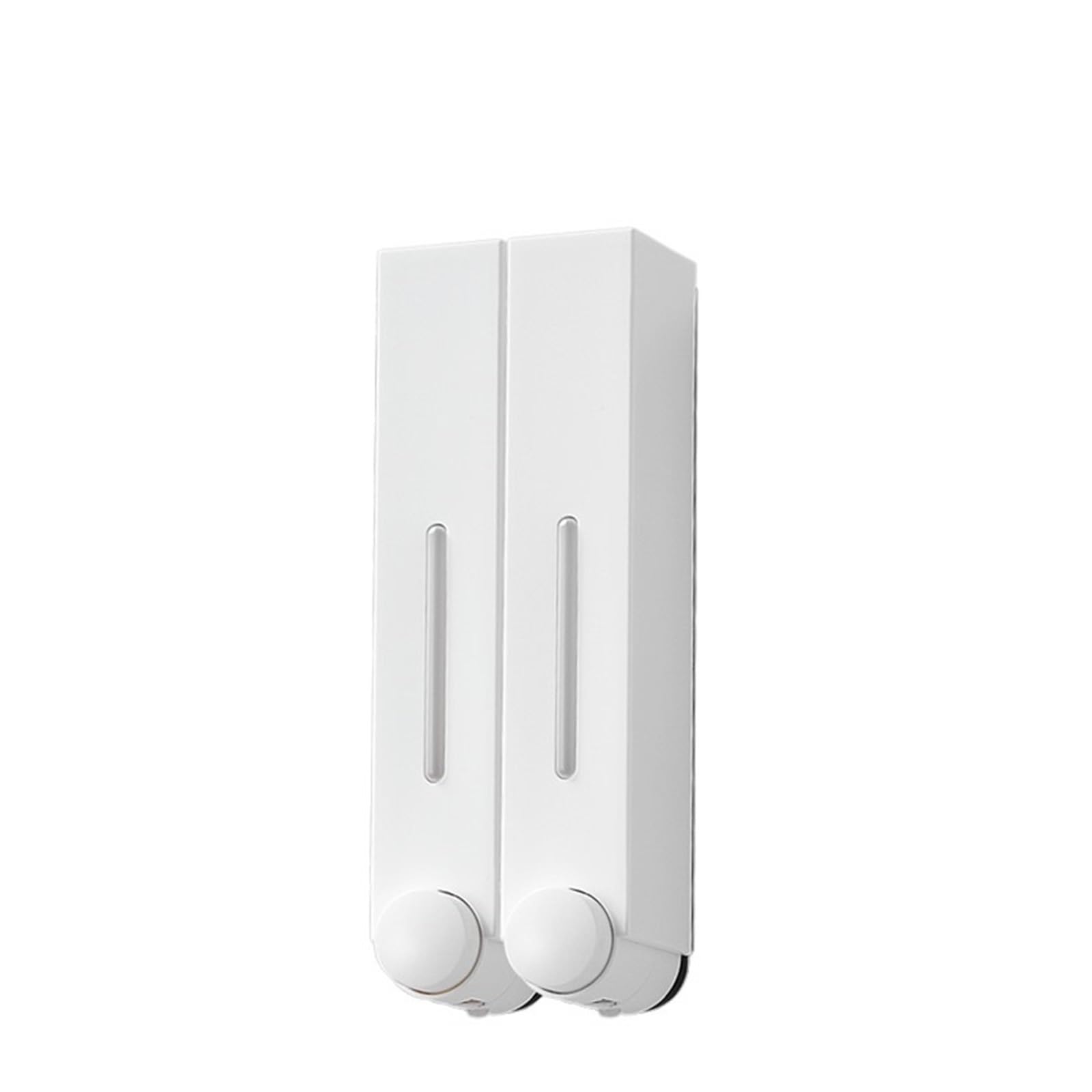 soap dispenser White Wall-mounted Soap Dispenser Three Heads Plastic Shower Gel Bottle For Home Use