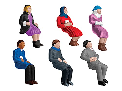 Lionel 1930220 Sitting People 6-Pack : figurines assises échelle O