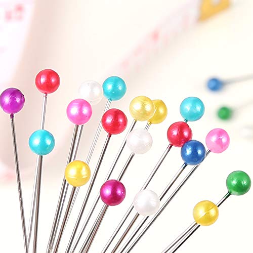 image for Pllieay 220 PCS Sewing Pins 38mm Multicolor Straight Quilting Pins I