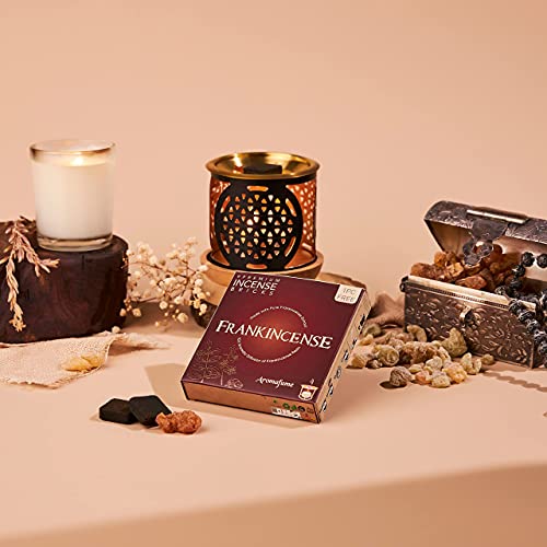 Aromafume Frankincense Incense Bricks (3 Trays X 9 Pieces Each) Ideal For Prayer, Meditation And Usage In Churches And Temples. Made Using Pure Frankincense From Somaliland! Refill Pack #TOP2