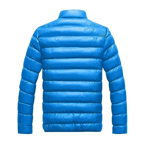 Ymosrh Men's Down Jacket Winter Coats Water-Resistant Lightweight Packable Puffer Jacket Casual Outerwear Jacket, M-2XL2
