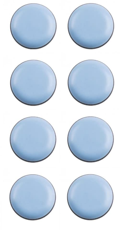 cyclingcolors 8x feltrini in teflon piedini per mobili autoadesivo 25mm tondo rotondo scivoli adesivi sedie tavolo