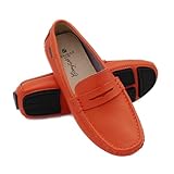 Zerimar – Loafers Elegantes para Mujer, Diseño Clásico y Cómodo Día a Día o Ocasiones Especiales - Color Rojo - Talla 38