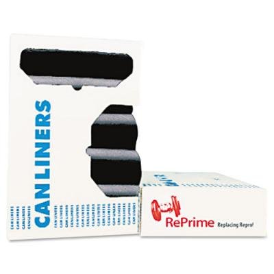 - Can Liners, Prime Resin, 33 x 44, 1.3 mils, Black, 100/Carton
