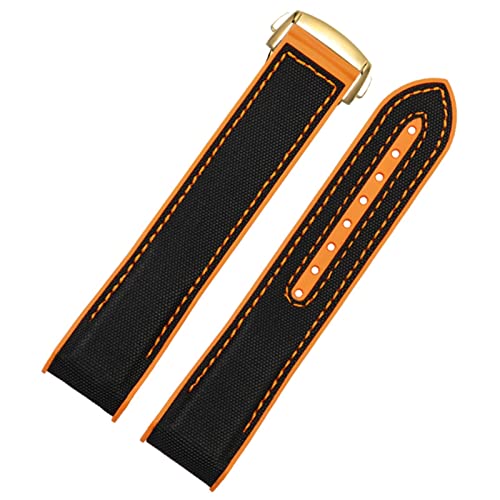 Bracelet montre caoutchouc nylon 20mm 22mm pour Omega Seamaster