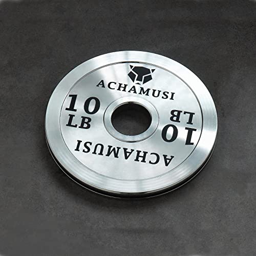 Standard Steel Weight Plates - Olympic Plates With 2-Inch Hole For Bodybuilding，Strength Training，Weightlifting - Sold Singly Or Pairs #TOP3