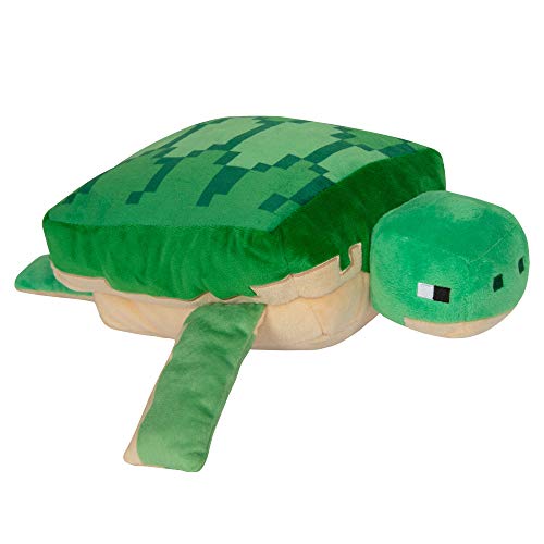 JINX Minecraft Adventure Sea Turtle Plush Stuffed Toy, Green, 11.5