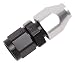 Russell 639213 Black/Silver -6 AN Male 37 Degree to 3/8" Aluminum Tube Fuel Line Adapter