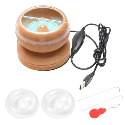 Máquina para hacer pulseras, suministros de madera de ajuste de velocidad para artes y manualidades, spinner eléctrico de cuentas, para cumpleaños, día de San Valentín, día de la madre, día de Acción