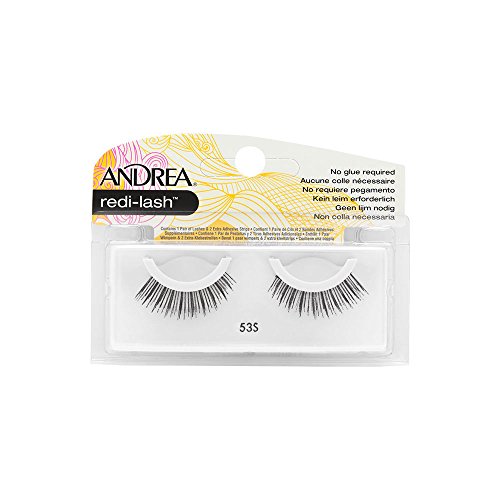 Andrea False Redi-Lash Strip Lashes, Self Adhesive Redi Lash 53S