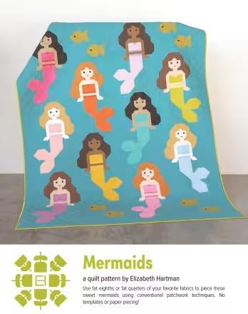 Elizabeth Hartman - Mermaids EH082 Pattern - Quilt Pattern