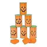 Jack O Lantern Pumpkin Can toss game - Halloween Party Game