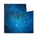 Starry Night Aries Zodiac Constellation Cleaning Cloth Phone Screen Glasses Cleaner 5pcs
