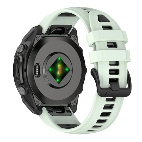 [�����ȓX] �N�C�b�N�t�B�b�g Fenix8 �o���h �ɓK��Garmin FenixE 6 6X Epix Pro Gen 2 51mm 47mm �_�u���J���[ �V���R�� 22mm 26mm �X�g���b�v �ɓK��Garmin Fenix 7X 7(Mint 