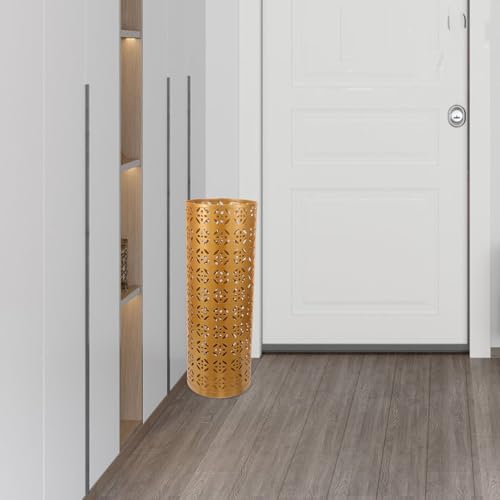 Porte-parapluie rond en fer blanc pour éviter les sols mouillés