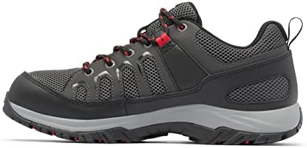 Columbia Men's Granite Trail Waterproof, Shark/Mountain Red, 7.5 | Image 7