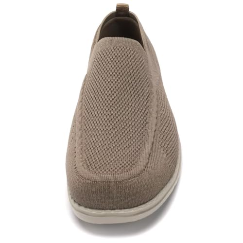 Image of 1TAZERO Men Slip On Shoes Loafer with Arch Support Insoles,Men Casual Shoes for Plantar Fasciitis