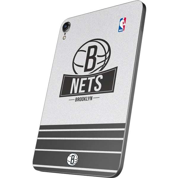 Skinit Decal Tablet Skin Compatible with iPad Mini 7 (2025) - Officially Licensed NBA Brooklyn Nets Static Design