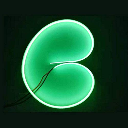 Image of 16.4FT /5M COB Flexible LED Strip Light DC12V /24V 528leds /m Bendable Tape (24V, Green)