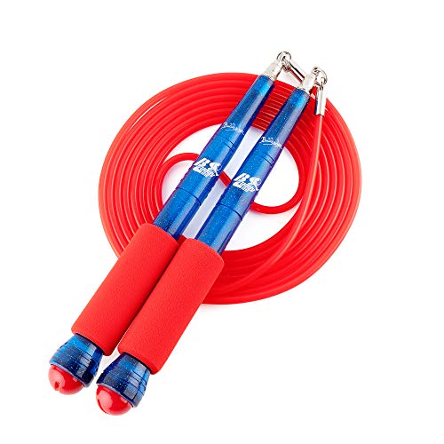 Buddy Lee Rope Master Speed Jump Rope (Blue/Red)