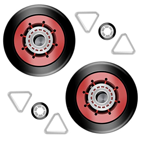 W10314173 Drum Support Roller Compatible with Whirlpool Kenmore Magic Chef Matag Replace 8536973 8536974 W10314171 WPW10314173 AP6019303 PS11752609Dryer Drum Roller Replacement Part. Pack of 2