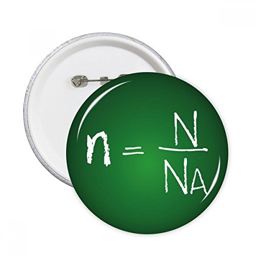 Formule de chimie badge rond pour masquer l'usure d'une veste ou d'un sac