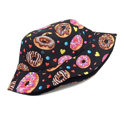 Image of Bucket Hat for Women Men,Travel Sun Beach Cap,Unisex Fishing Outdoor Boonie
