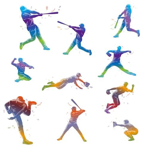 Vinilo decorativo de béisbol para pared 24x24 in miniatura 3