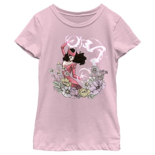 Marvel Little, Big Universe Scarlet Spring Girls Short Sleeve Tee Shirt
