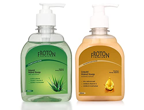 Image of Organic pH-Balance Moisturizing Liquid Hand Wash with Refreshing Fragrance, Complete Protection for Soft & Gentle Hands 250ml (Aloerva,Pine(Pack of 2)