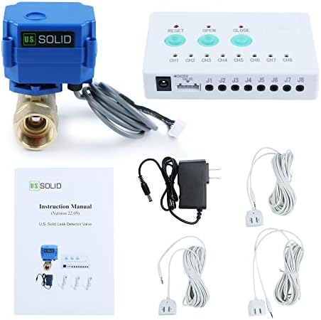 U.S. Solid Water Leak Detector - Water Alarm Leak Detect System with 3/