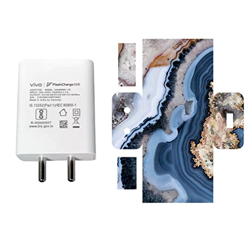 Image of AtOdds - Compatible for Vivo Flash Charger (44W) - Charger /Adapter Skin Wrap (MarbleEffect3)