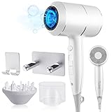 dyson supersonic hair dryer sale 【DC Motor Potente】:Secador de 2000W, fuerte velocidad de aire, secado rápido de cabello,rizos fáciles de peinar；