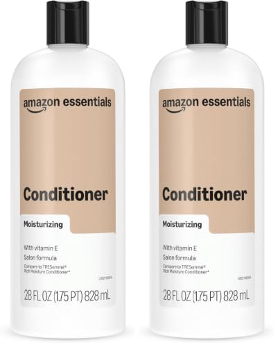 Amazon Essentials Conditioner, 28 Fluid Ounce | Moisture Rich | Pack of 2 (Previously Amazon Basics) image 3
