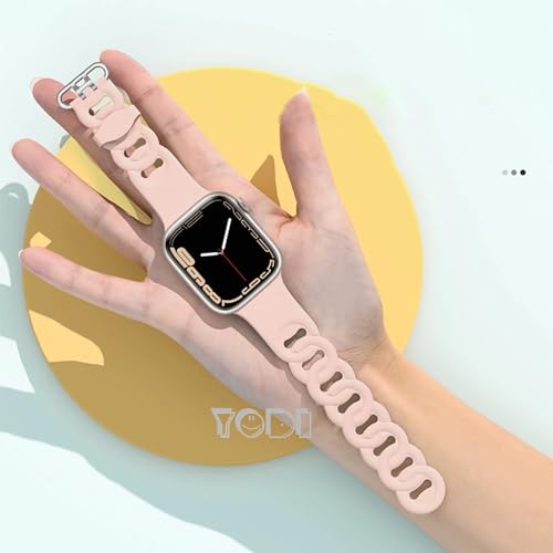 Image of YODI New Edition Soft Silicone Sport Strap Band for Fire-Boltt Ring BSW005, FireBoltt Ring Pro BSW029, CrossBeats Ignite Cube /Surge /S5 /S4 /S3 /S4 Max Smartwatch (Watch Not Included) (B-WINRED)