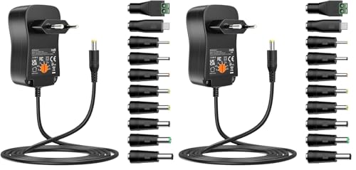 Adaptateur secteur universel AC DC 3V à 12V Zolt 3A | Lot de 2
