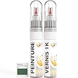 KIT RETOUCHE PEINTURE carrosserie composé d’un stylo de 30 ml de peinture et d’un stylo de 30 ml de vernis monocomposant 1k brillant pour retoucher jusqu’à 0,1 m2 de surface simplement et comme un pro.
