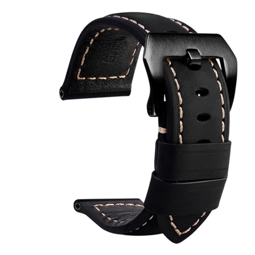 Bracelet de montre Panerai cuir vache givré marron pour remplacer un bracelet usé