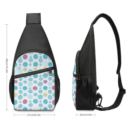 Bolso cruzado deportivo para senderismo con diseño estilo lunar miniatura 2