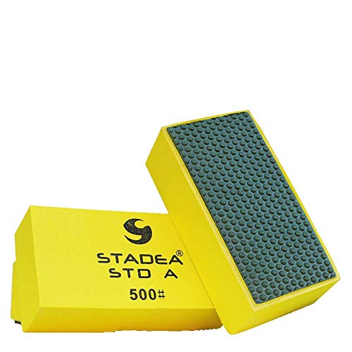Diamond Hand Polishing Pads For Stone Hand Polishing: Grit 500 (Granite, Concrete, Marble, Glass) 1 Piece By Stadea #TOP26