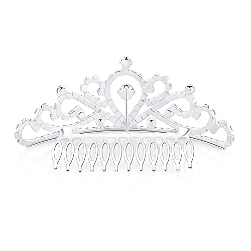 Lovely Shop Handmade Rhinestone Waterdrop Tiara Crown Headband Comb #TOP1