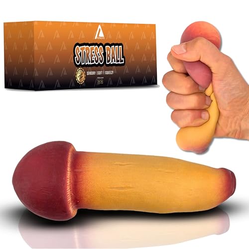 Auners - Mushroom DNA Sensory Stress Relief Ball - Novelty Hand Grip Strengthener Physio Therapy for Anxiety - Gift for Men Women Adults Birthday Present for Teens Him Her - Christmas Stocking Filler