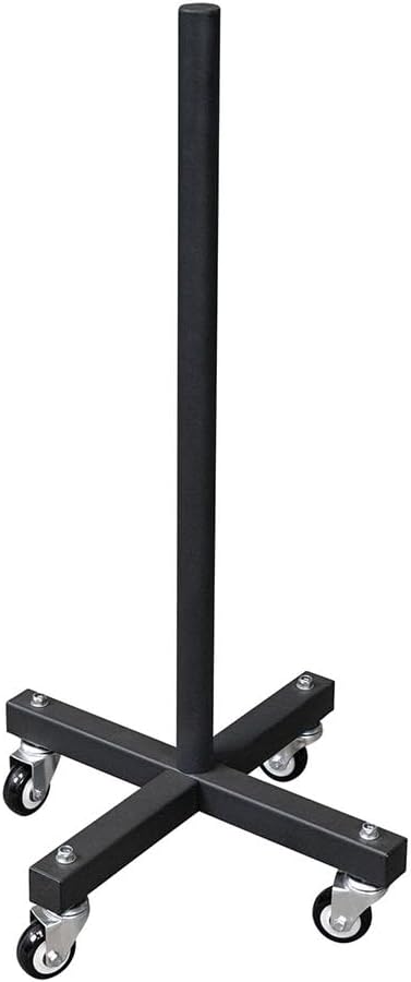 Body-Solid Vertical Weight Plates Tree (GWT86) - Olympic Weight Rack for Strength Training, Weight Plate Storage - 800lbs. Weight Capacity