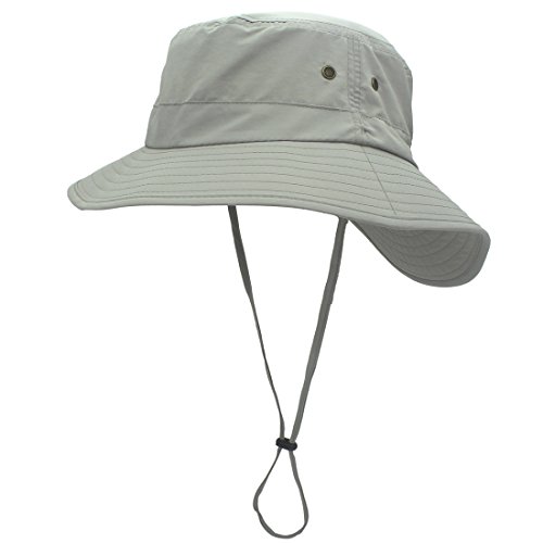LLmoway Womens Packable Sun Protection Boonie Hat Dry Fit Breathable Windproof Boating Hat