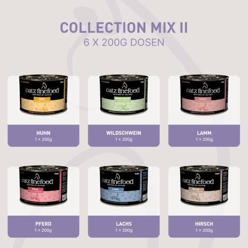 catz finefood Pure Collection II Katzenfutter nass, 6 x 200g – Ansicht 3