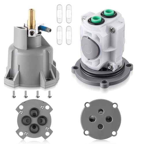 Dreyoo Shower Pressure Balance Cartridge, Compatible with American Standard 051337-0070A Ultramix Faucet Valve Cartridge, Replacement Part for Tub and Shower Single Lever Handle Valves